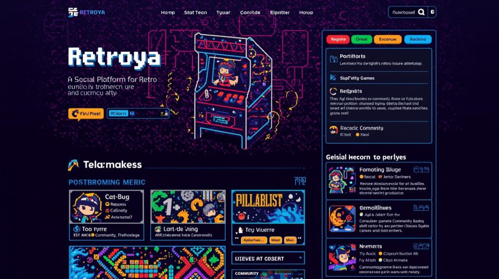 Retroya: A Social Platform for Retro Gaming
